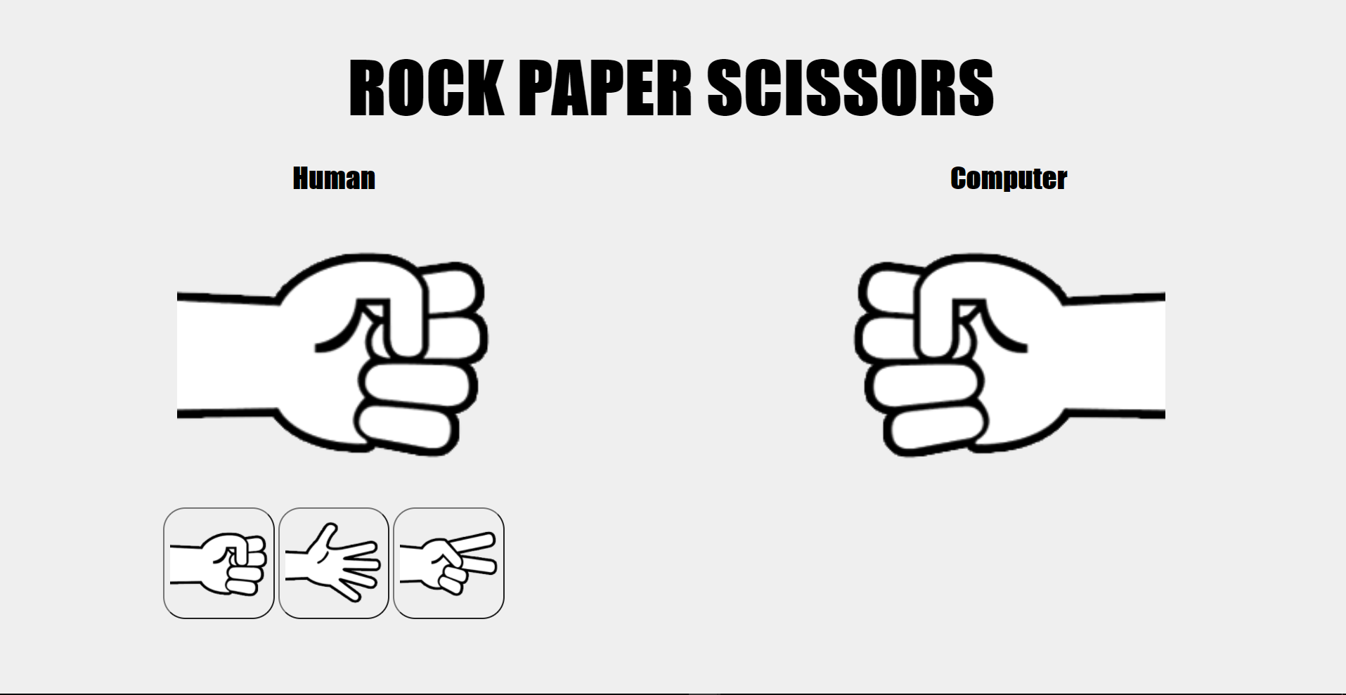 Rock-Paper-Scissors project preview